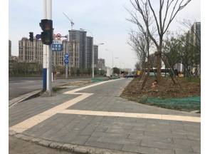 上海無錫市惠山大道改造-拐角